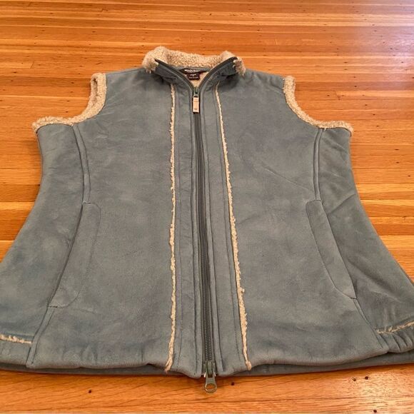 Woolrich winter turquoise Sherpa lined vest - Picture 5 of 5